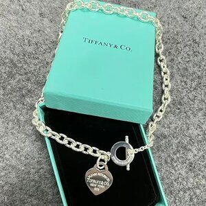 Tiffany & Co. Return to Tiffany Heart Tag Necklace - 925 Silver